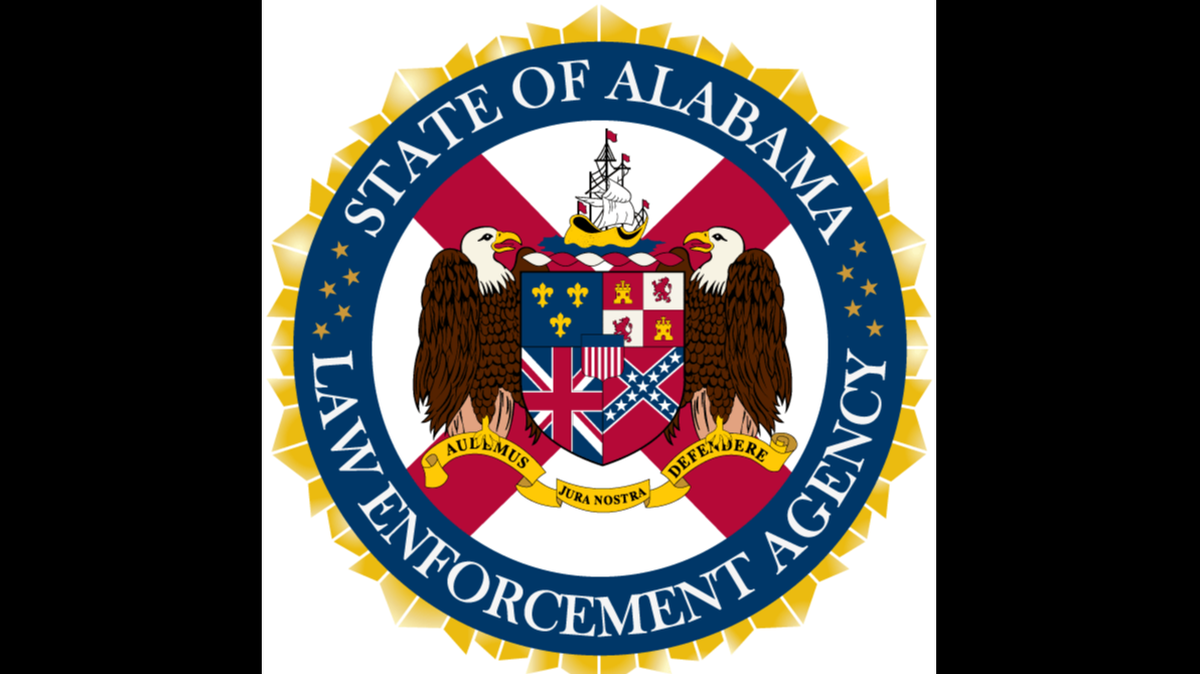 This is the logo for the Alabama Law Enforcement Agency.