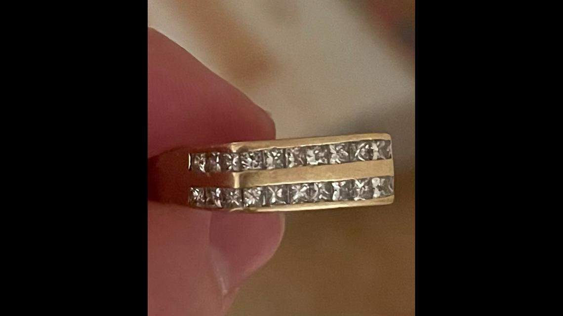 Bill Green’s diamond wedding ring was found years after it went missing in Alabama, officials said.