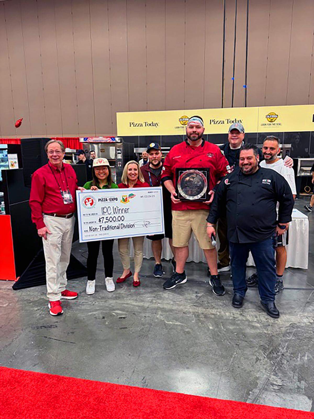 Leo DiCesaris, owner of Cerrone’s Brick Oven Pizzeria in Columbus, won the non-traditional pizza division at the 2025 International Pizza Challenge in Las Vegas, Nevada, with this pizza he named “Summers in Spain.”