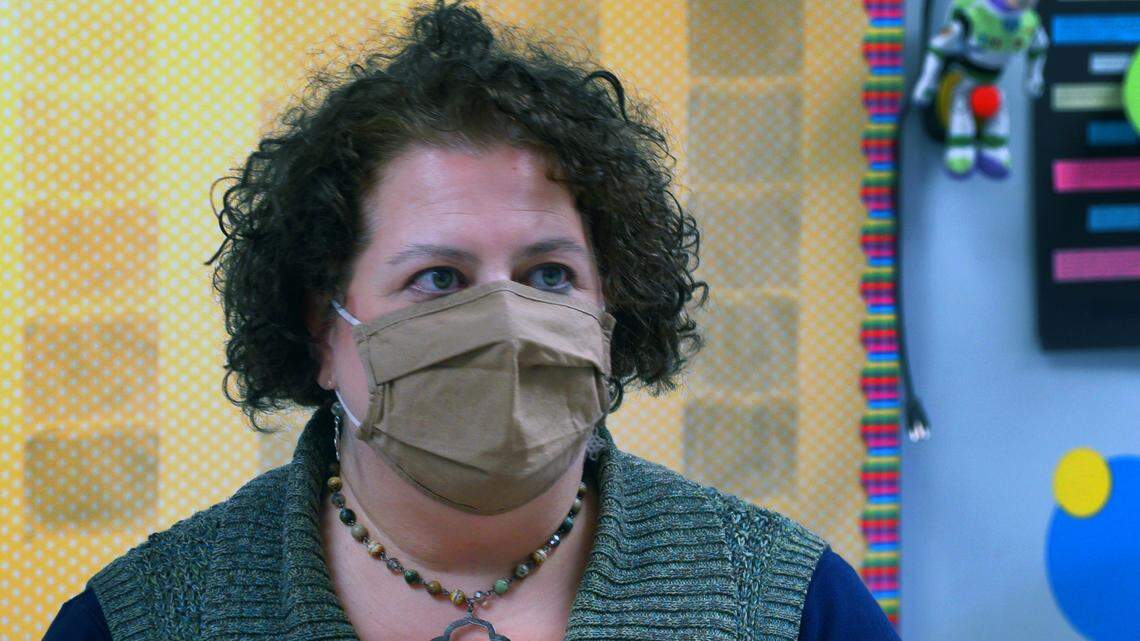 Storie Atkins is a math teacher and chair of the math department at Columbus High School.