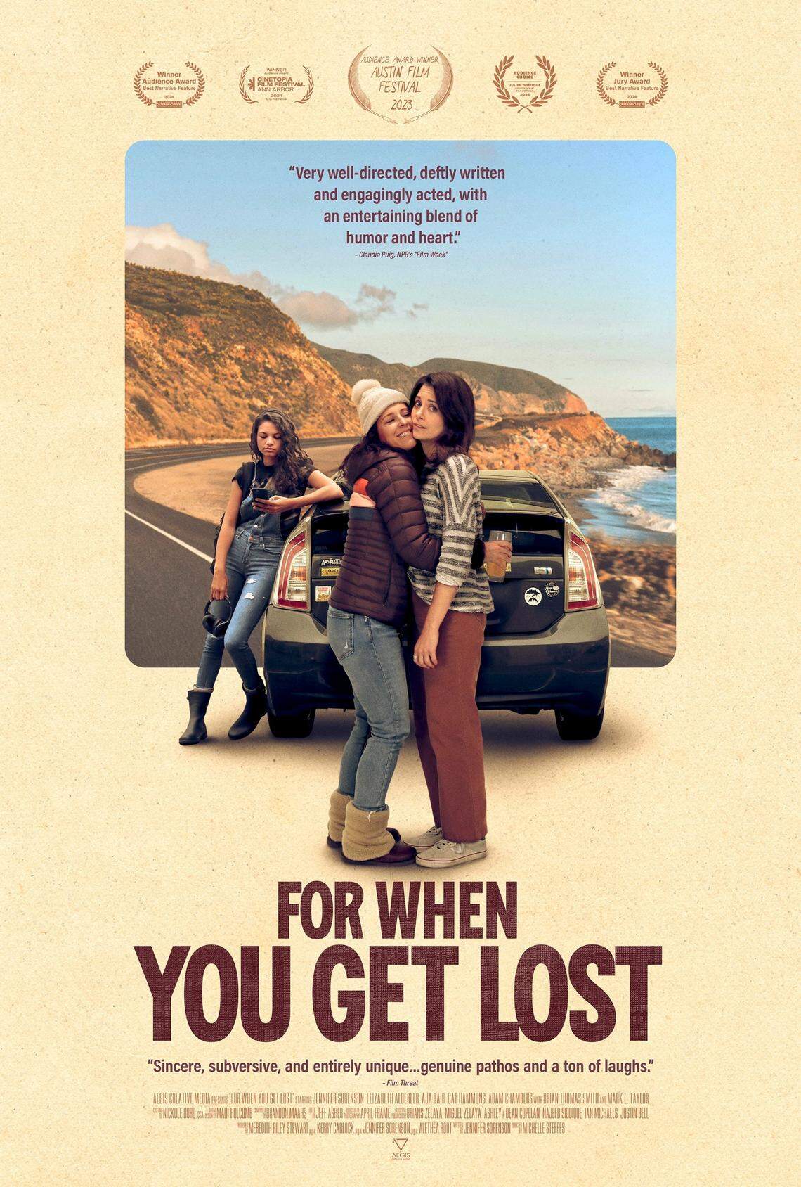 Promotional poster for the movie “For When You Get Lost”
