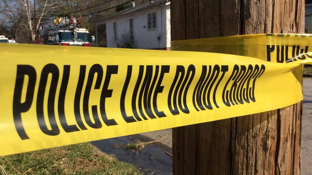 Columbus Police Department crime scene tape.