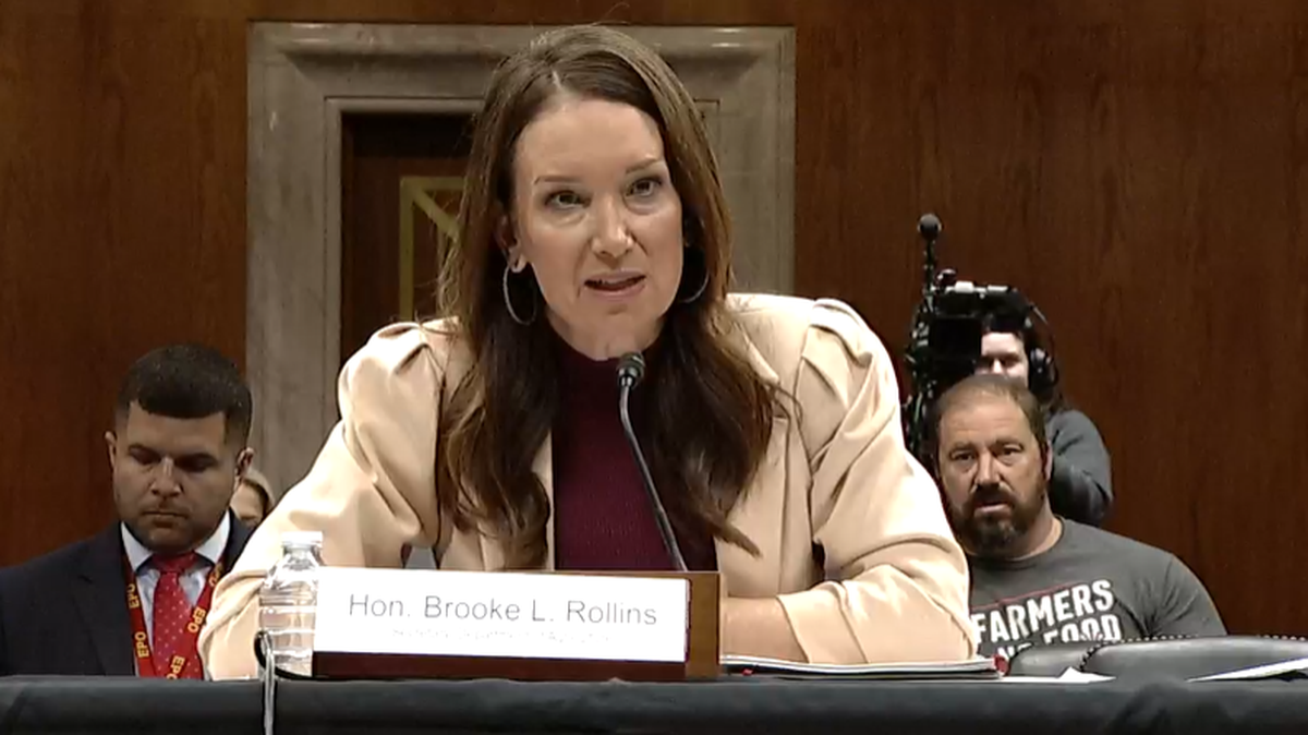Agriculture Secretary Brooke L. Rollins gave an update into her first 82 days on the job and answered questions from Senators at the Senate Appropriations Subcommittee on Agriculture, Rural Development, Food and Drug Administration, and Related Agencies hearing. May 6, 2025.