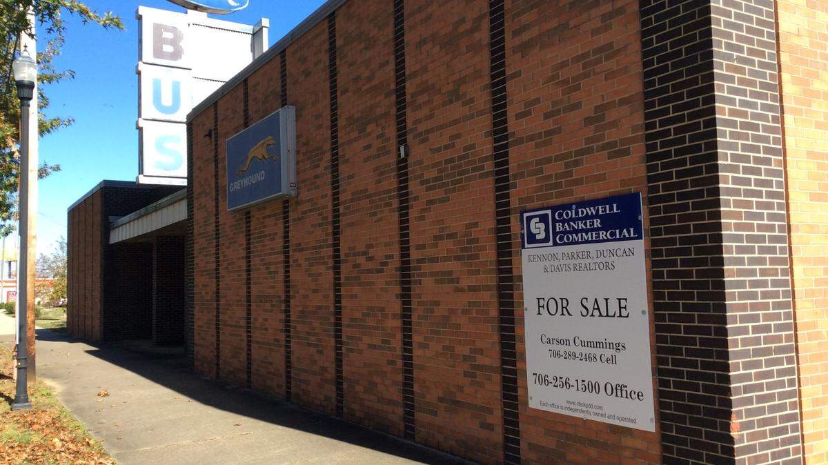 The Greyhound bus station in Columbus has moved from 818 Veterans Parkway to inside the Sunoco gas station at 4108 St. Marys Road.