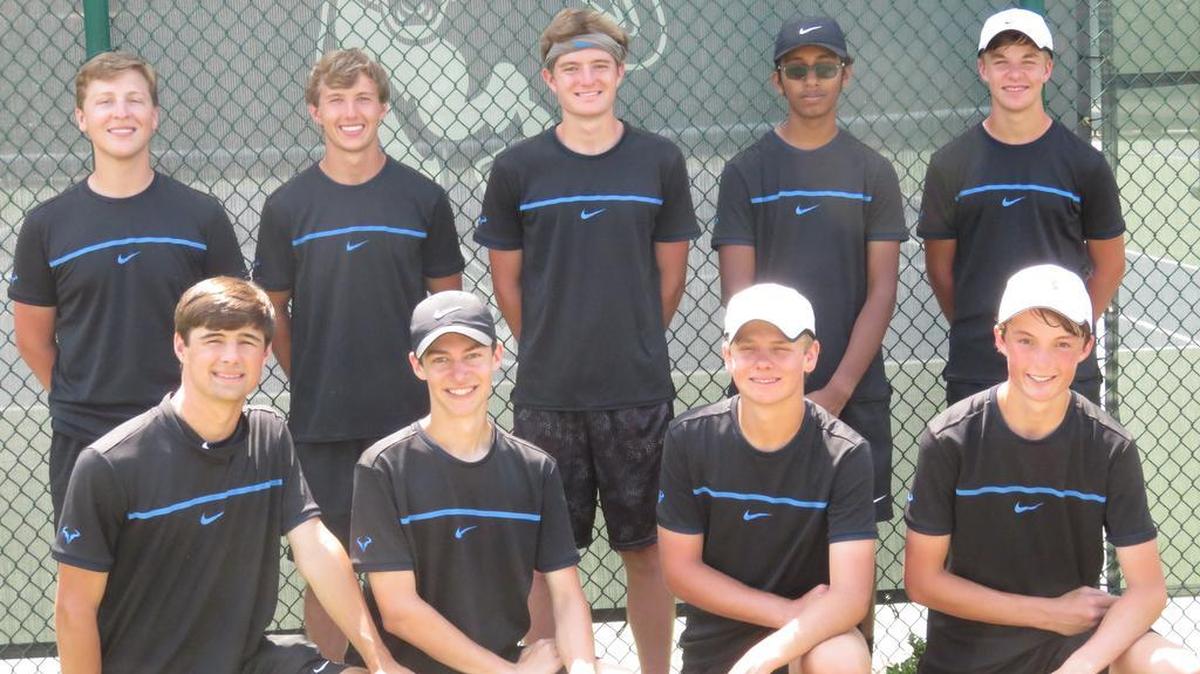 The Columbus Blue Devils took the Region 1-4A tournament title with a 5-0 match victory over Northside on April 12, 2017.