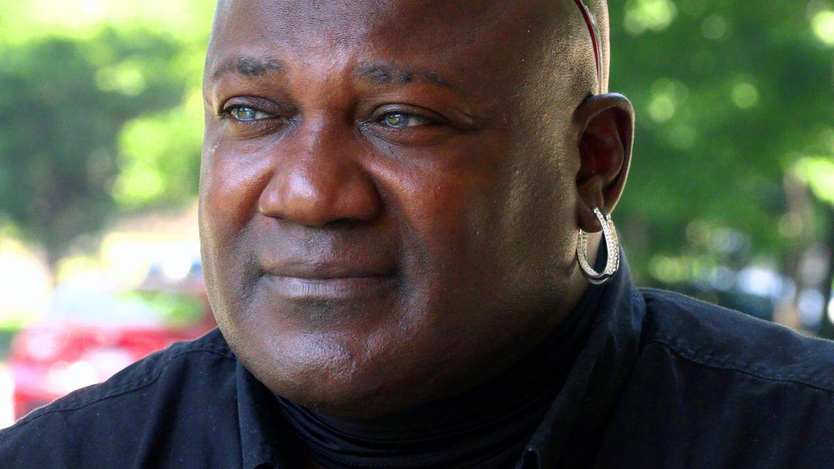 Columbus resident Michael Angelo Jackson, 61, has glued an assortment of superheroes, sports stars and fictional characters on top of and inside his 2008 Nissan Armada. He estimates that more than 1,100 figures are now stuck somewhere to his vehicle, and there’s room for more. 05/25/2021
