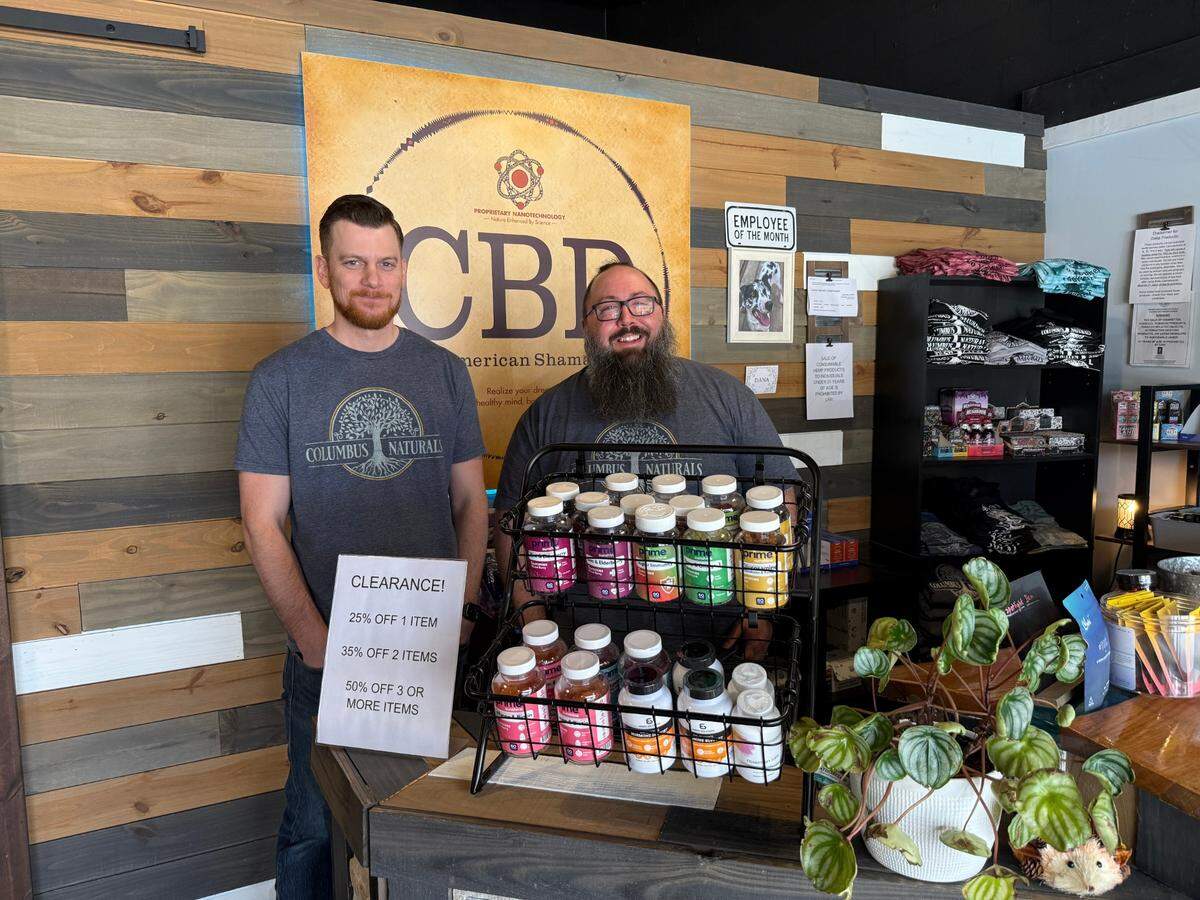 Owners Josh Duckworth and Chace Webb are former Columbus Police Department officers who turned their interest in wellness into a business, Columbus Naturals, 6201 Veterans Parkway.