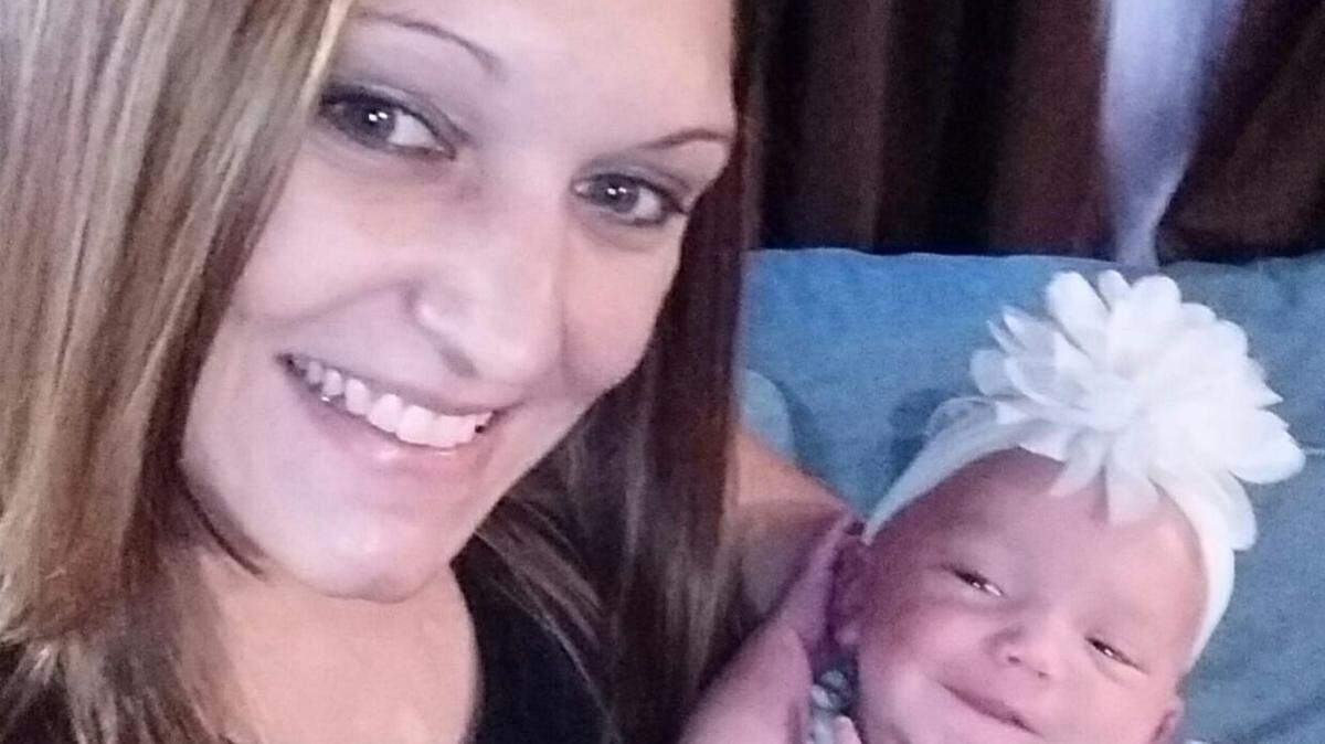 Candace Roxanne Cauley , at left, with Kaylee Roxanne McGill\
