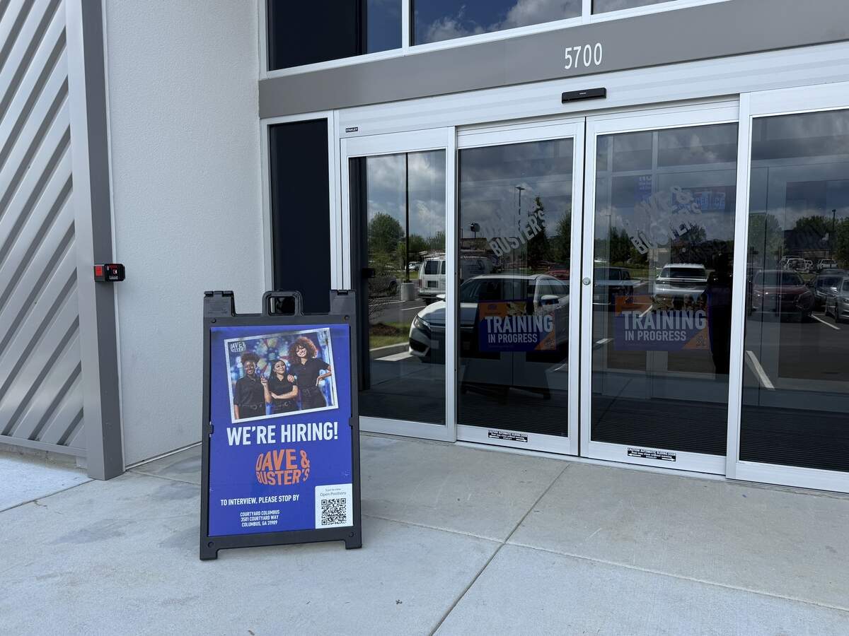 The opening of Dave & Buster’s location in Columbus, pictured July 8, 2026, is now a few weeks away. The arcade-restaurant franchise is scheduled to open in Columbus Park Crossing at 5700 Whittlesey Blvd. on July 20, according to its Facebook post.
