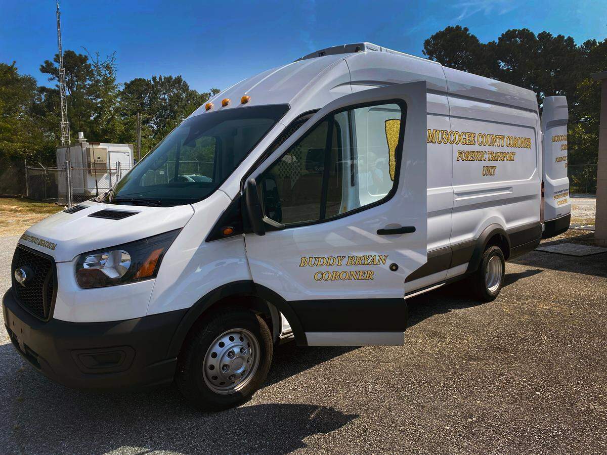 The Muscogee County Coroner’s office officially has a new transport van after mechanical issues with their old van. The new van is a significant upgrade from the previous van which had over 300,000 miles and was constantly in the shop. 07/28/2023