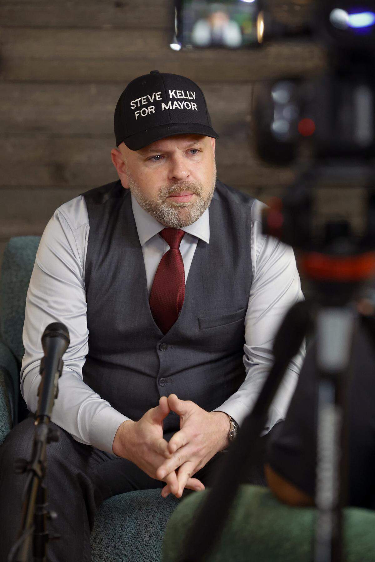 Steve Kelly, pictured during a Feb. 27, 2026, interview with the Ledger-Enquirer, is a mayoral candidate in Columbus.