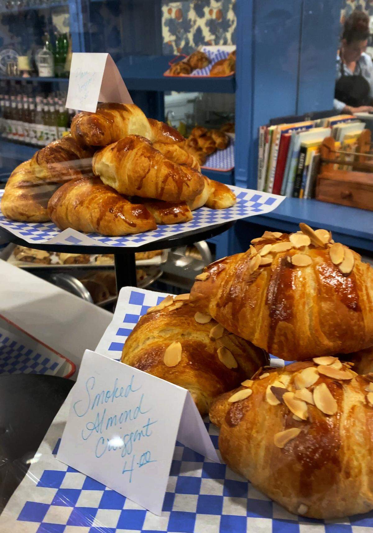 405 Café and Bakery, inside The Goetchius House, 405 Broadway in Columbus, is now open and serving a wide variety of items, including smoked almond croissants, pictured Nov. 13, 2025. The soft opening was Nov. 13. The ribbon-cutting ceremony is Nov. 15 at 9 a.m.