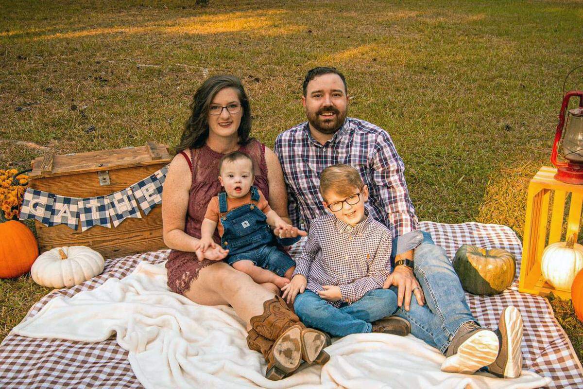 Tara Barnes and her family
