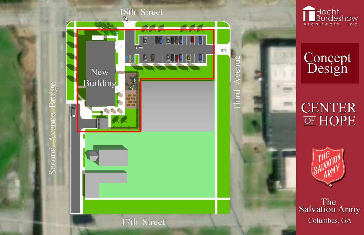 The Salvation Army of the Chattahoochee Valley plans to break ground on the new Center of Hope on March 5 to help these families with the goal of breaking the “cycle of poverty,” director Andre Pereira told the Ledger-Enquirer. Located on 2nd Avenue on the site of the organization’s old social service building, the new center will have 17 apartments from families with children.