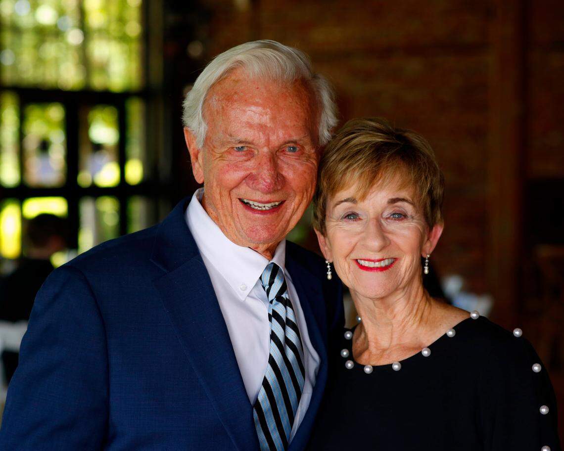 Columbus residents Jimmy and Barbara Motos were selected as extras Monday for a scene from the movie “Razor’s Edge” that was being shot at the Bibb Mill Event Center in Columbus, Georgia. 07/10/2024