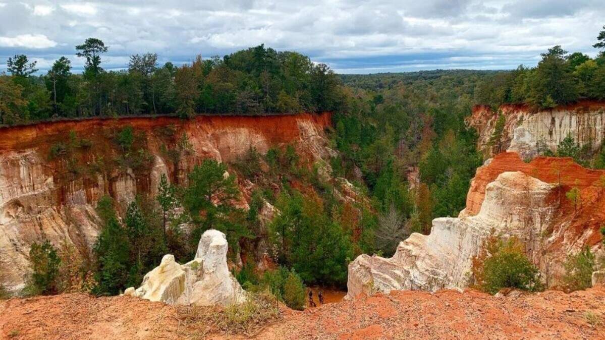 Providence Canyon State Park is in Lumpkin, Georgia - a short drive from Columbus.