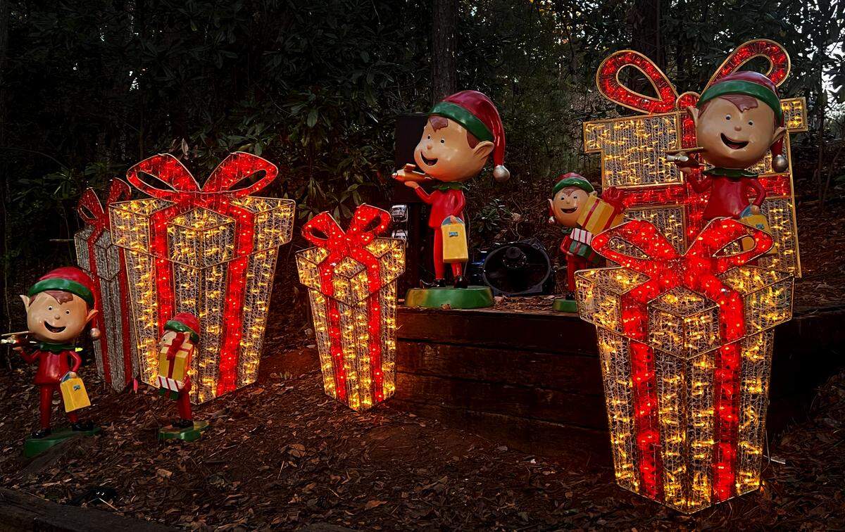 This is the the 30th anniversary of Fantasy in Lights at Callaway Resort & Gardens. It features more than 10 million lights this year, and is Callaway Gardens’ kickoff to the holiday season, said Rachael McConnell, marketing manager at Callaway Gardens. 11/18/2022