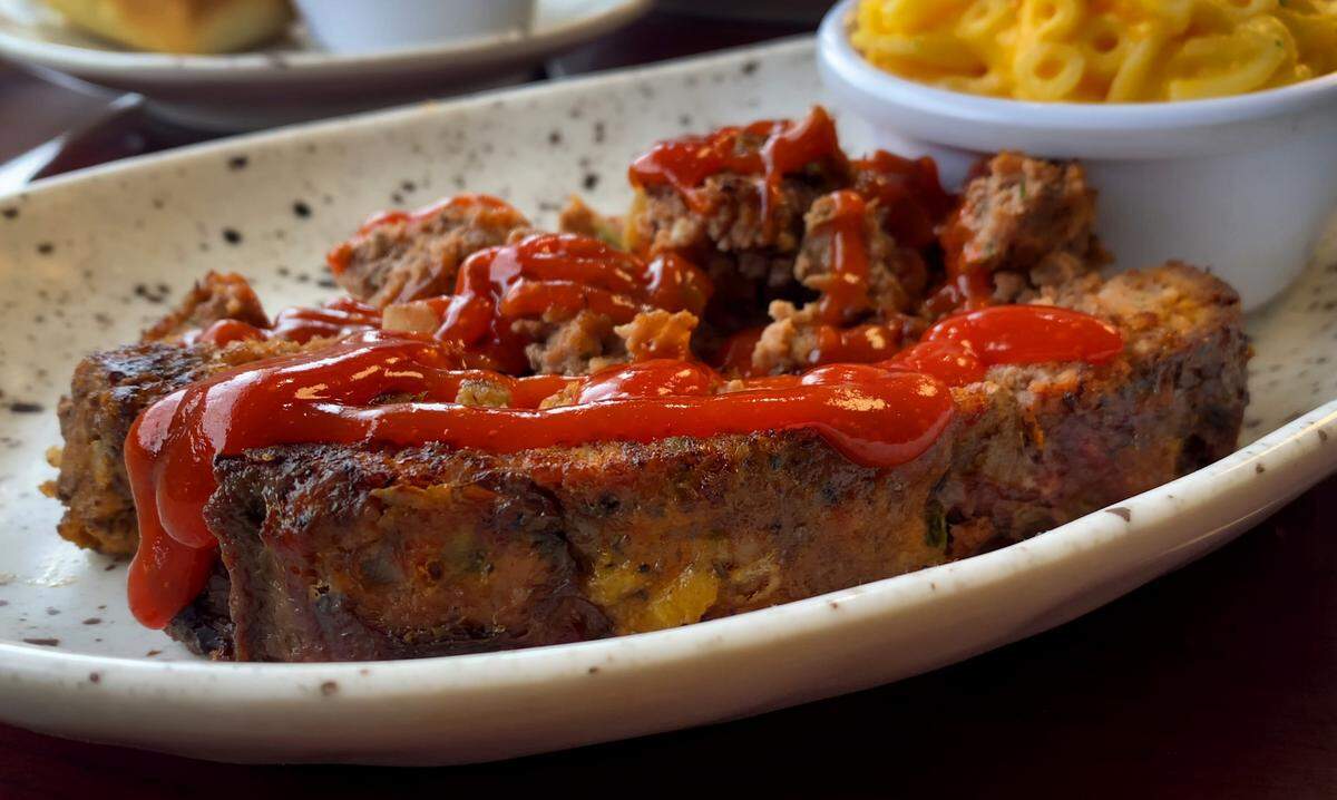 Ruth Ann’s Restaurant in Columbus, Georgia has a meatloaf inspired by former President Donald Trump. 02/29/2024