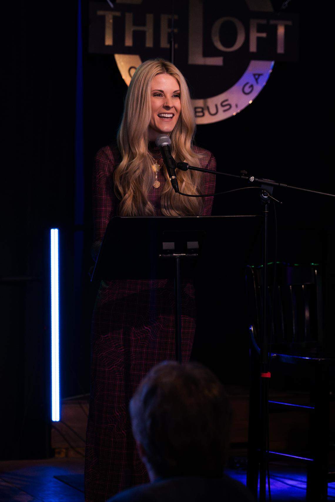 The Columbus Film Office hosted the Columbus Creators Mixer on Feb. 19, 2026, facilitating conversation and connection between storytellers across the creative spectrum, including gaming, music, podcasting and social media content creation. Pictured is Georgia Entertainment president Jezlan Moyet.