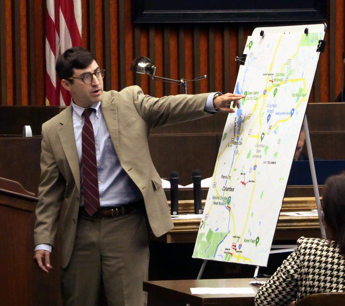 Bentley Adams IV, defense attorney for Antonio Bernard “Tony” Willis, makes his closing argument to jurors Friday morning. 12/09/2022