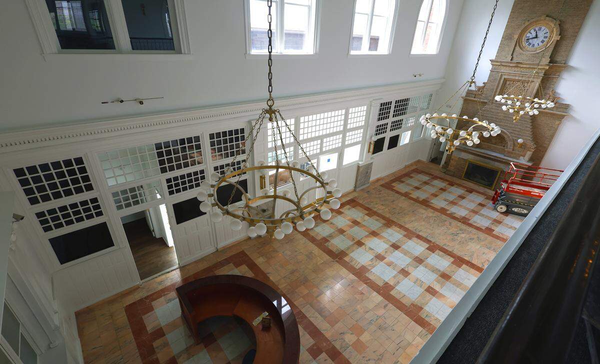 Columbus real estate developer Ken Henson has completed a project to revive a 124-year-old piece of Columbus history. Built in 1901, the Union Depot at 1200 Sixth Ave. was a multiuse railroad station. Henson spearheaded a project that turned the former Columbus train depot into a multipurpose building. The renovated property, pictured July 24, 2025, is now called Union Station and houses 16 rentable offices, 15 apartment units and one event space.