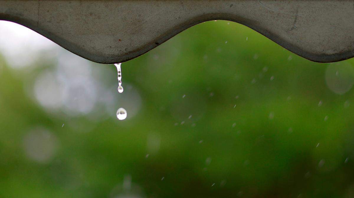 The rain begins to fall the morning of May 9, 2024 in Columbus, Georgia. 05/09/2024