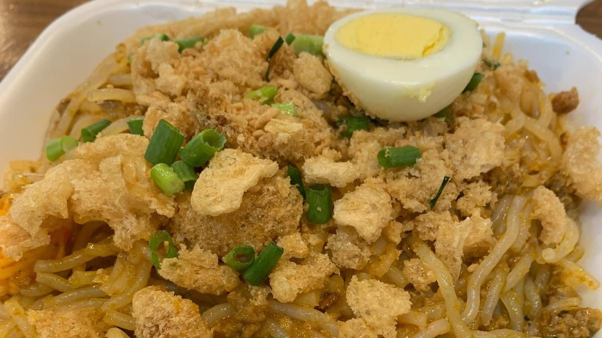 Palabok from Filberto’s in Bank’s Food Hall.