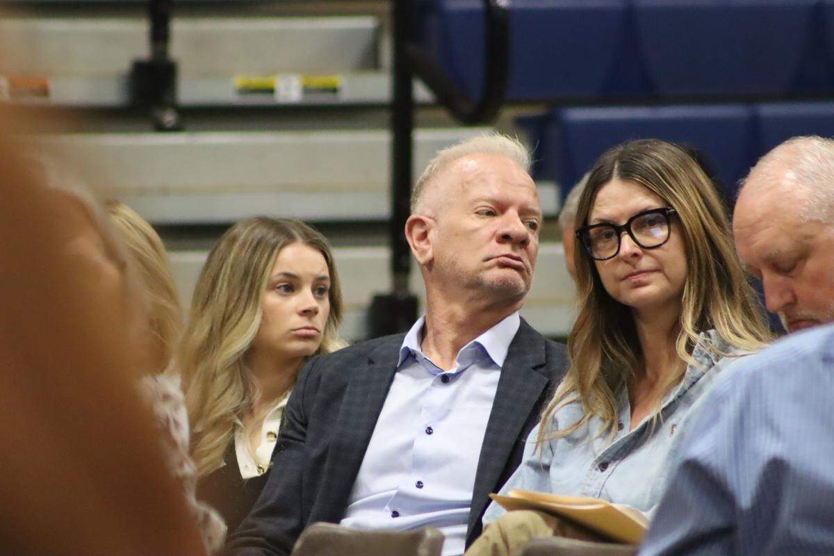 Brightmark CEO Bob Powell attends the Georgia Environmental Protection Division air permit hearing on May 18, 2026, at the Thomaston Civic Center in Upson County.