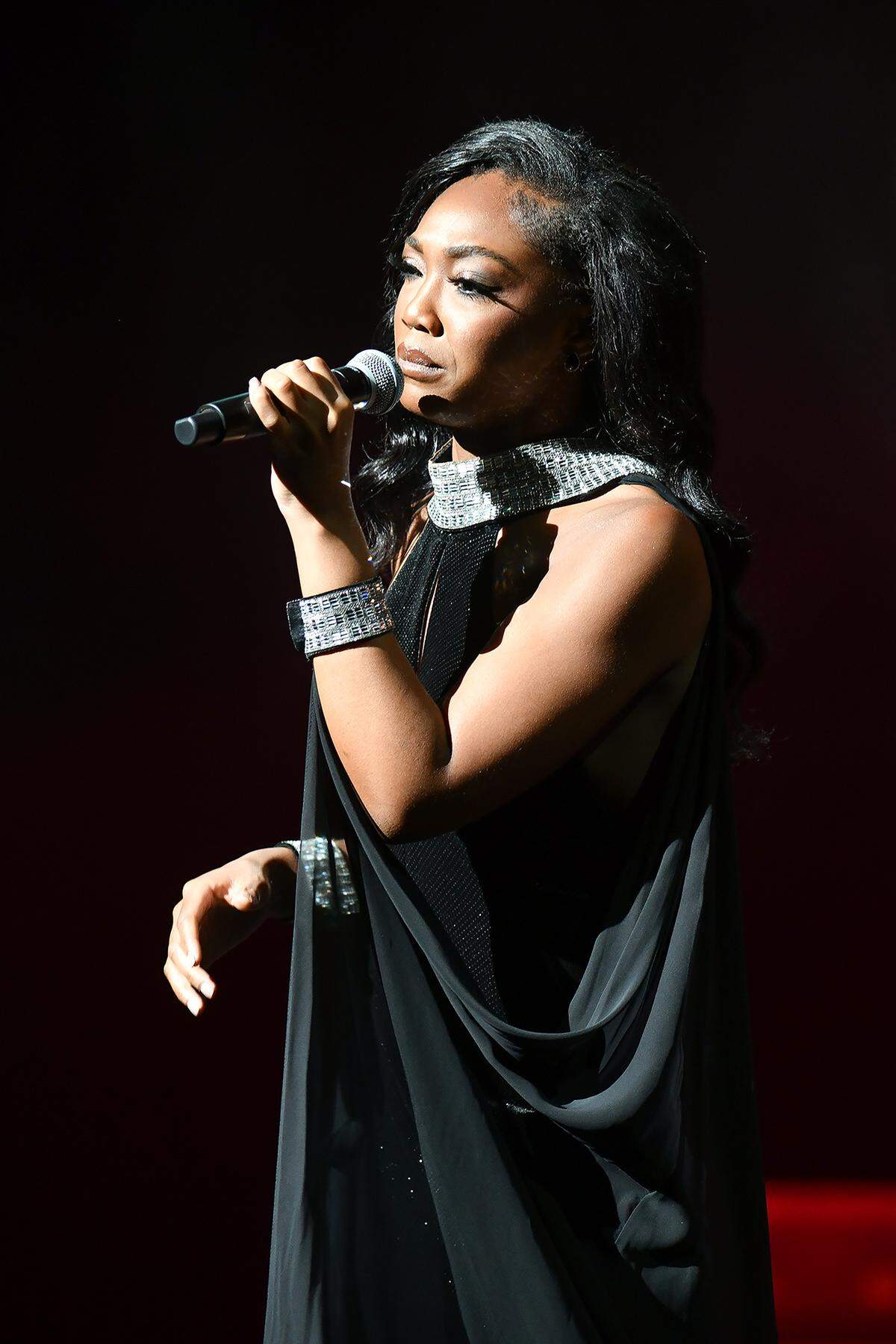 Miss Capital City’s Kelsey Hollis performs a contemporary vocal piece in the finals Saturday evening at the 2022 Miss Georgia Scholarship Competition at RiverCenter for the Performing Arts in Columbus, Georgia. 06/18/2022