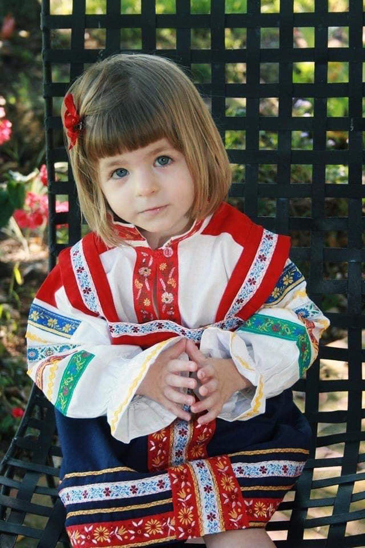 Kelsey Norris as a child.