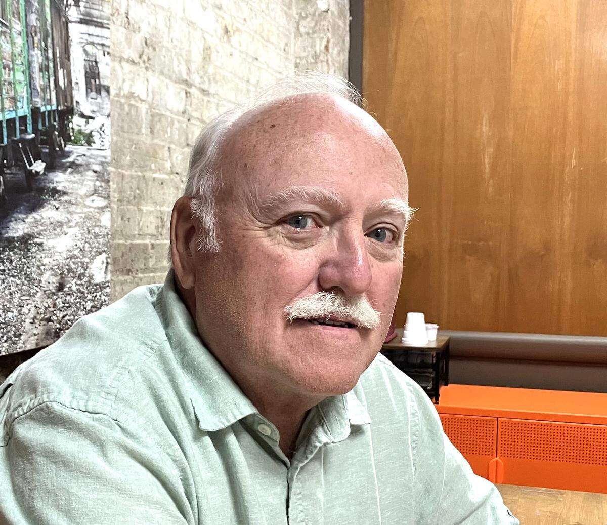 Bill Meek, pictured April 30, 2026, is a board member for the High School Band Directors National Association in Columbus.