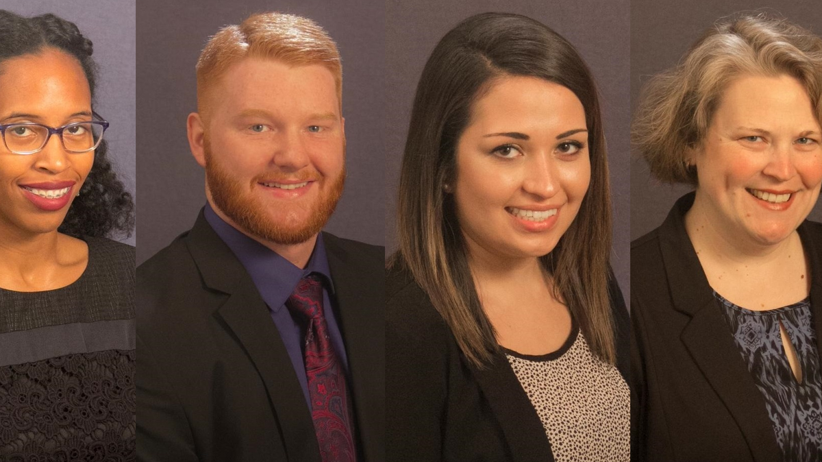 From left to right: Diequindre Boggs, Trey Brown, Jessica Brown and Misty Faircloth
