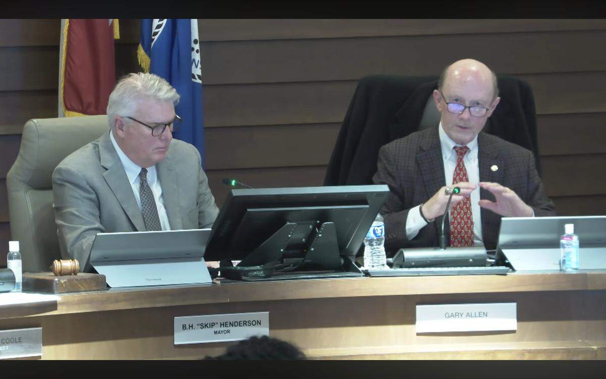 Mayor Pro Tem Gary Allen, who represents District 6 on the Columbus Council, explains during a Dec. 9 council meeting that he intends to vote against a zoning change for the Charleston Place neighborhood because of traffic concerns.