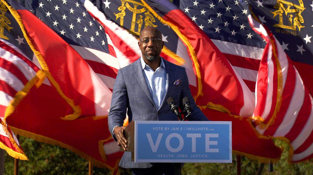 Raphael Warnock was declared a winner of a runoff Senate race in Georgia.