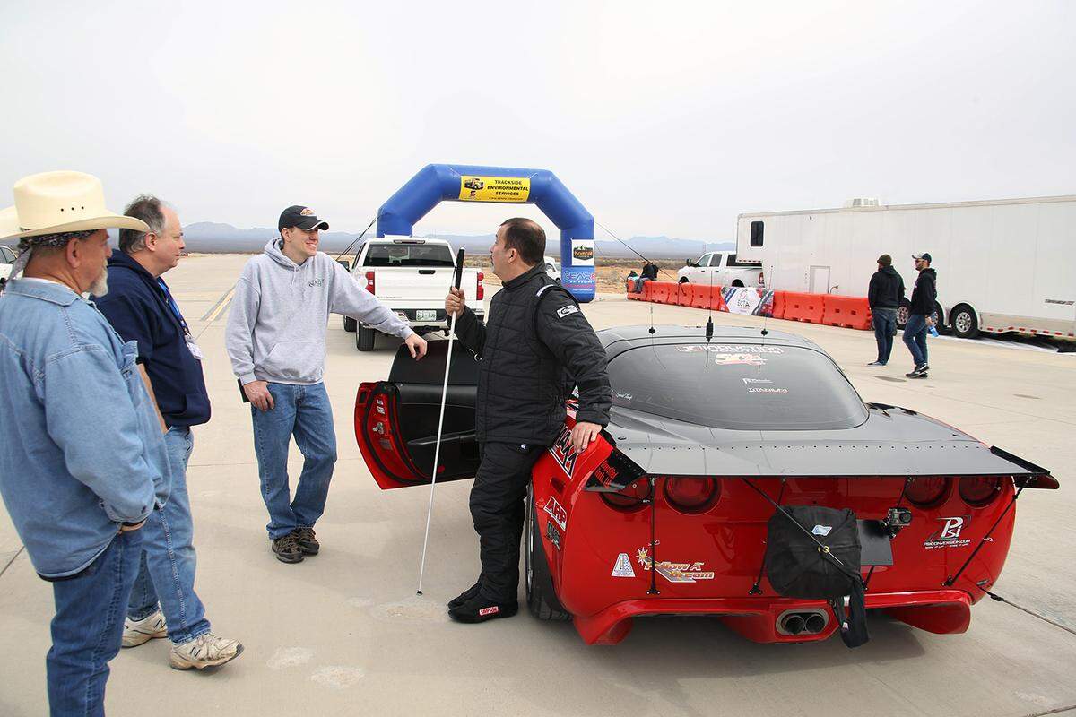 On Feb. 23, 2020 at the Spaceport in New Mexico, Columbus resident Dan Parker, 49, set the American speed record for a blind person at 153 mph over 1½ miles — and he kept the car within 5 feet of the center line the whole way despite a 22-mph side wind.