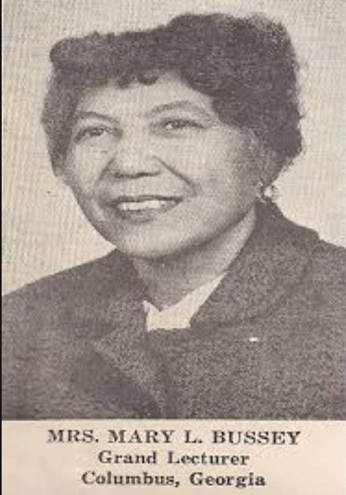 Mary Lee (Hall) Bussey