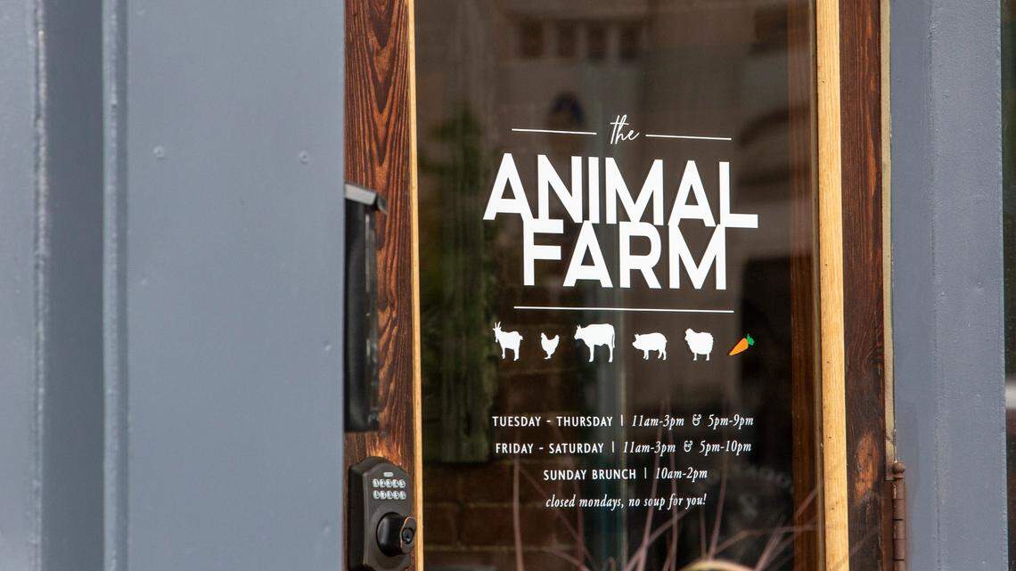 The Animal Farm, 105 12th St., on Sept. 17, 2021, in Columbus, Ga. The lunch and dinner eatery, opening on Sept. 22, 2021, will focus on house-butchered meats and seasonal local produce, owners say.