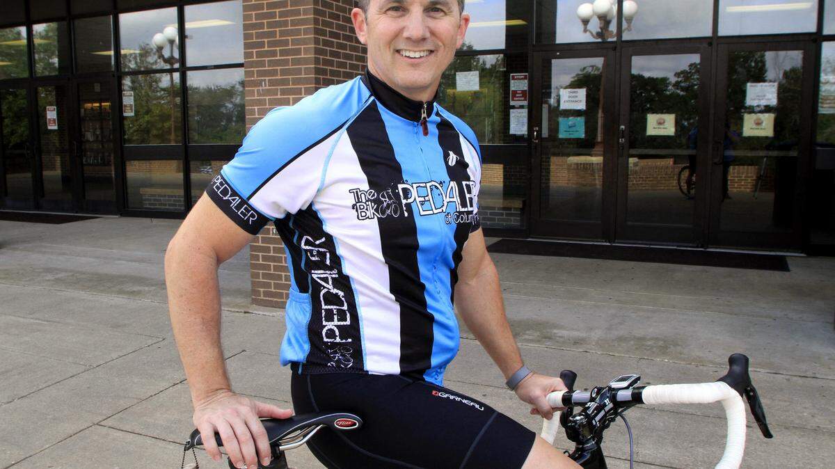 ROBIN TRIMARCHI rtrimarchi@ledger-enquirer.com 
 Scotty Brooks is a media specialist at Russell County High School and plans to bike to Montgomery to raise money for books and other library materials for the school. 09.30.15