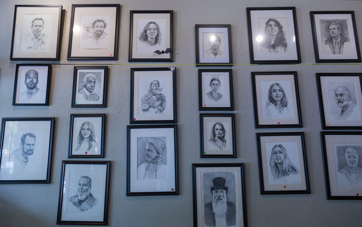 Fountain City Coffee in Columbus, Georgia is the inspiration for the Chalice in Allen Levi’s “Theo of Golden.” The walls are still covered with pencil-drawn portraits of people who are frequent customers.