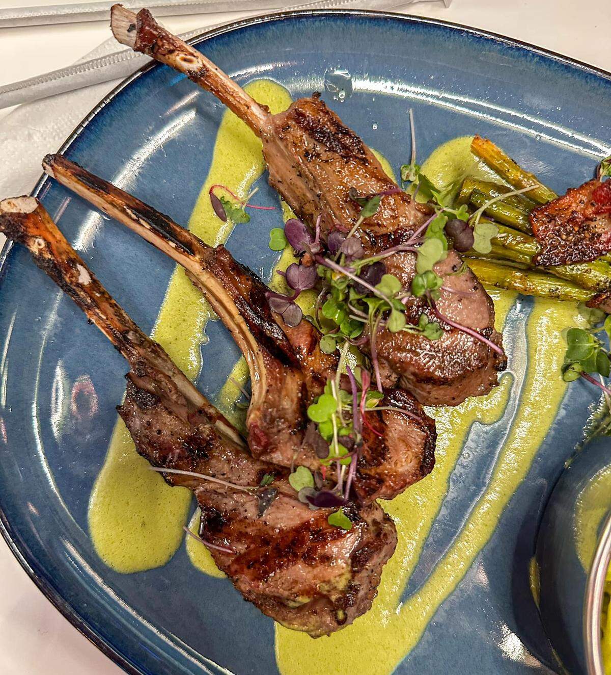 The lamb chops have been among the popular dishes at Me Encanta, a new Mexican restaurant at 1231 Broadway in Columbus.