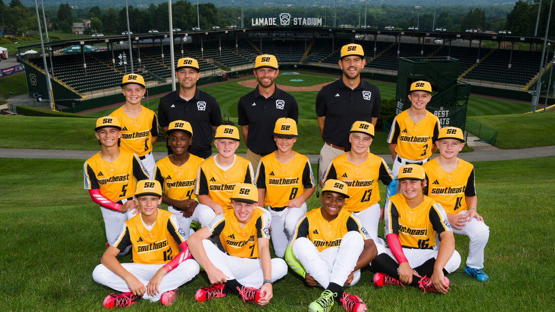 Who are the Phenix City all-star players and coaches in the Little League World Series?