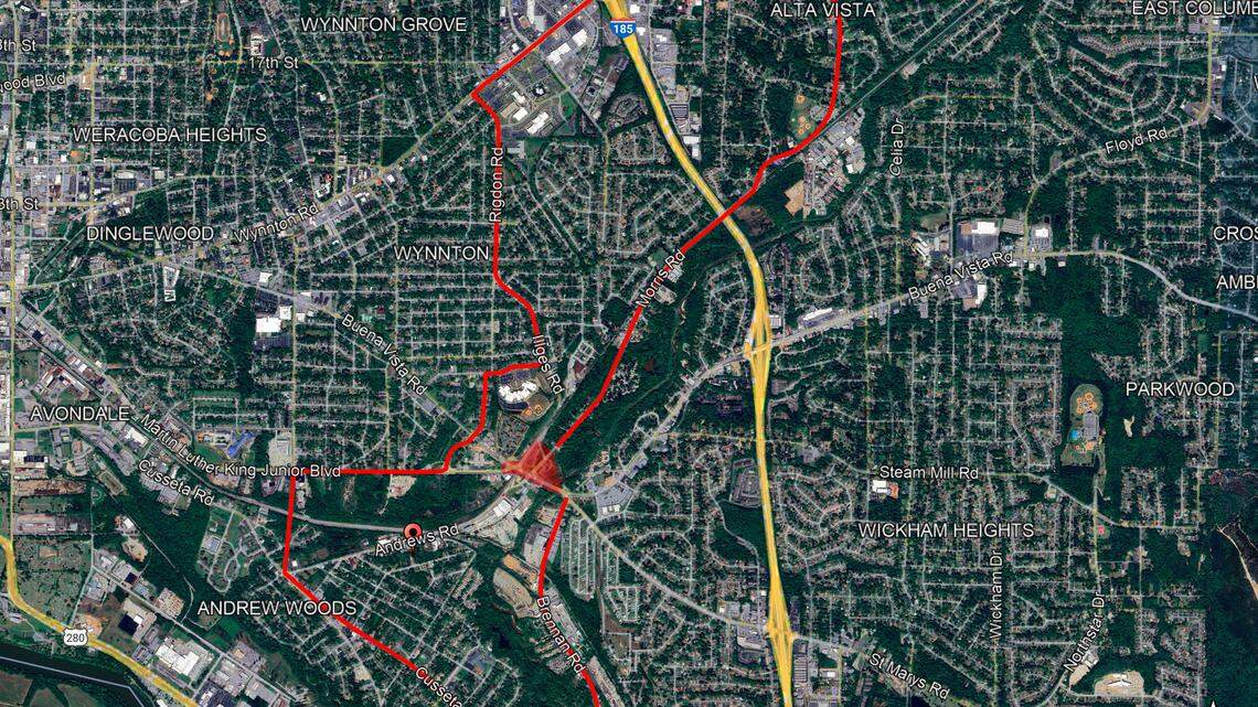 New start and end times for Muscogee schools affected by Columbus intersection closure
