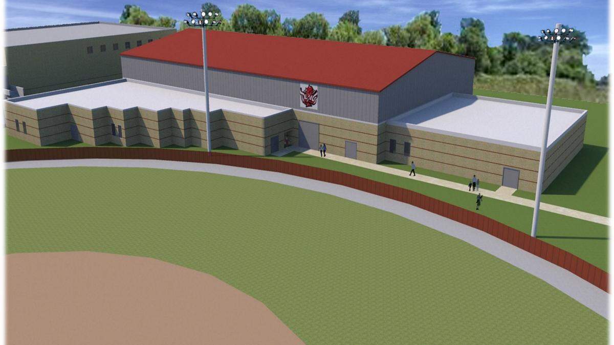 COURTESY OF PHENIX CITY BOARD OF EDUCATION 
 This is a rendering of the Central High School expansion facility, designed by Hecht Burdeshaw Architects Inc. of Columbus. During its meeting Friday, the Phenix City Board of Education unanimously approved Freeman & Associates Inc. of Columbus as the construction contractor. Freeman's bid for $3,296,335 was the lowest of the four submitted, according to board documents.