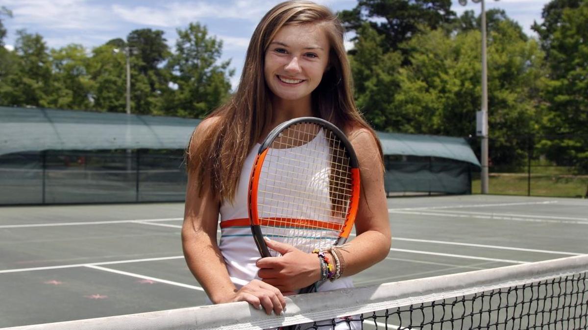 Columbus’ Mary Weston Courville is the All-Bi-City Girls Tennis Player of the Year.