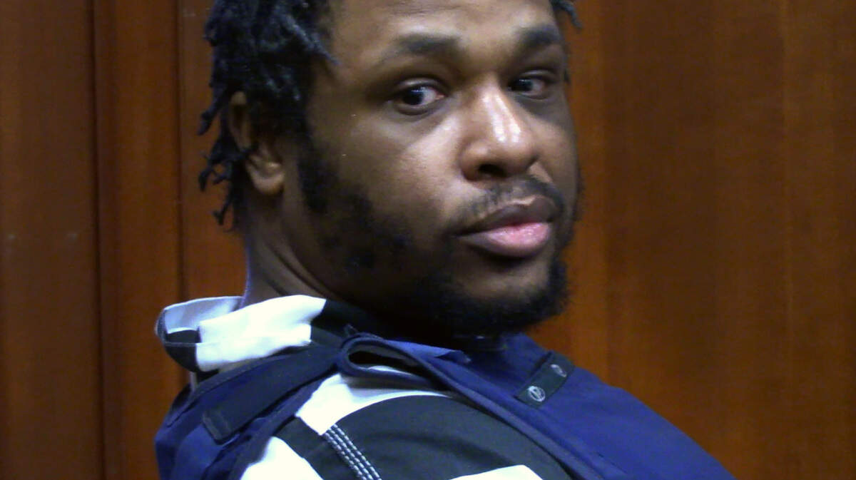 Jeremy Tremaine Williams waits for a hearing to begin Wednesday morning in a Phenix City, Alabama courtroom. 12/14/2022