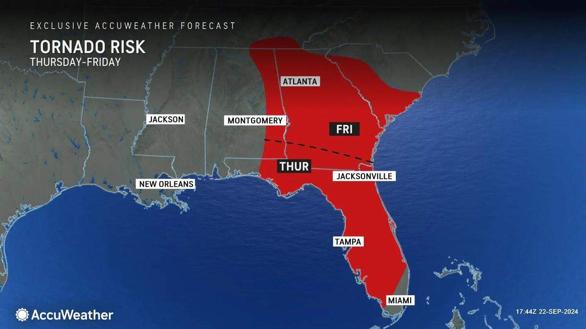 If the current storm path continues, Columbus could experience tornadoes.