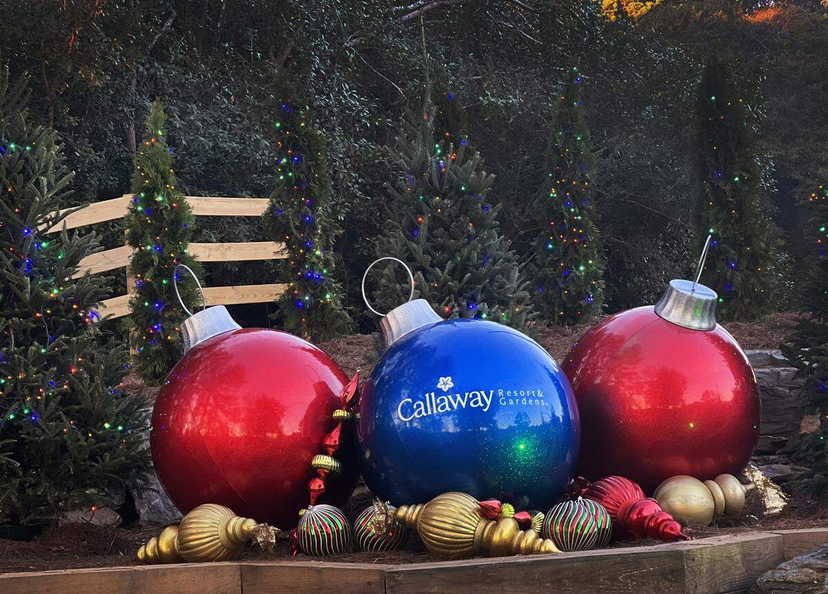 This is the the 30th anniversary of Fantasy in Lights at Callaway Resort & Gardens. It features more than 10 million lights this year, and is Callaway Gardens’ kickoff to the holiday season, Rachael McConnell, marketing manager at Callaway Gardens. 11/18/2022