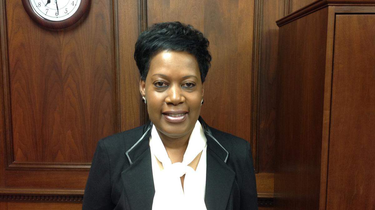 MARK RICE/mrice@ledger-enquirer.com 
 Russell County School District superintendent Brenda Coley poses for a photo Oct. 15 before the Russell County Board of Education votes to hire her.