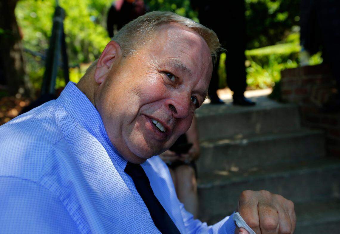 Columbus resident Billy Kendall was selected as an extra for a scene from the movie “Razor’s Edge” that was being filmed Monday at the Bibb Mill Event Center in Columbus, Georgia. 07/10/2024