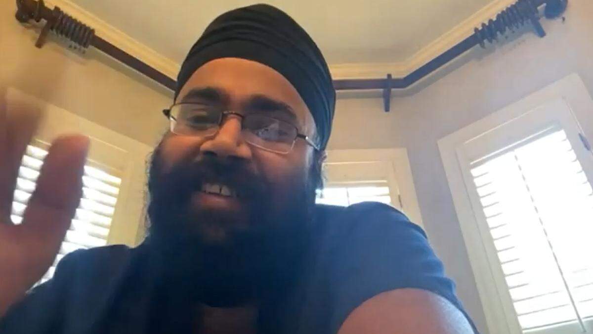 Dr. Gurkeerat Singh, a critical care specialist at Piedmont Columbus Regional Hospital, discusses caring for coronavirus patients on ventilators, on August 7, 2020.